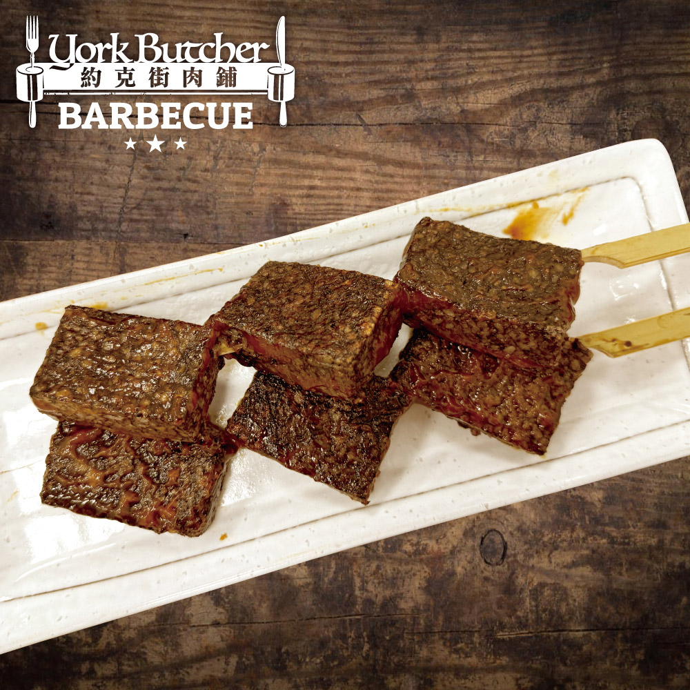 約克街肉鋪 台灣米血糕串3串(70g+-10%/串/3串1包)_任選