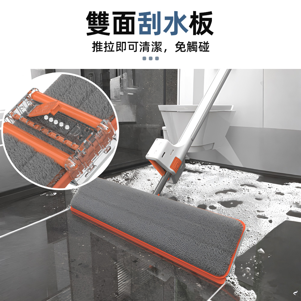 【上手家居】噴霧平板拖把 50cm 50cm(除塵拖把/噴水拖把/噴霧拖把/吸水拖把/免手洗拖把/魔術拖把/懶人拖把), , large