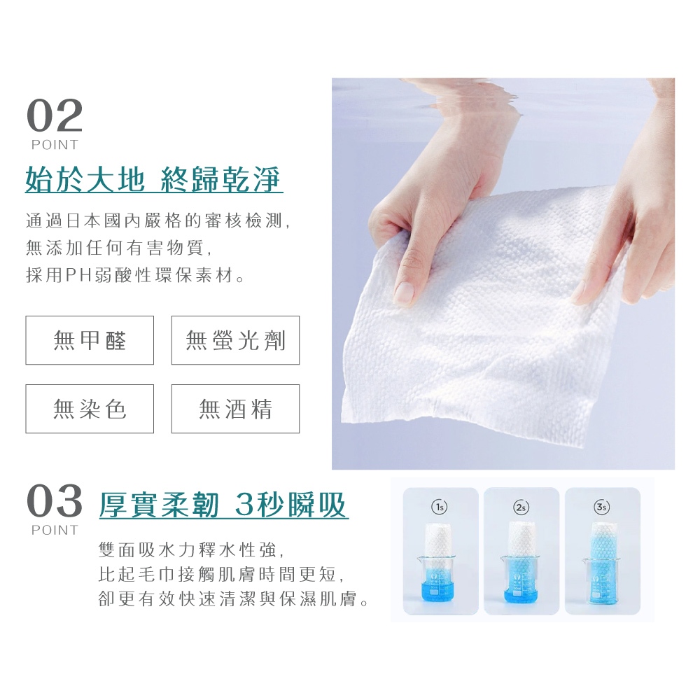 【千康購物網】CICIBELLA抽取式洗臉巾60抽-加厚版(3包入), , large