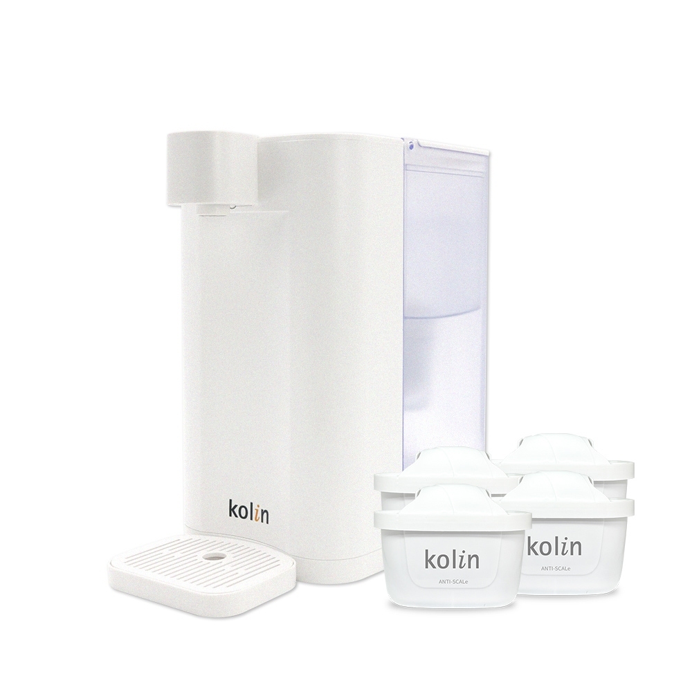 Kolin 歌林 3L UVC滅菌瞬熱開飲機+五重濾芯4入(強效去水垢/共5芯), , large