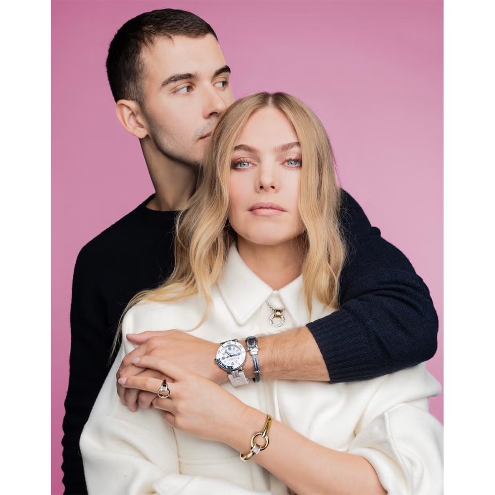 CHARRIOL 夏利豪 Forever Embrace 鋼索手環 04-108-1139-43, , large