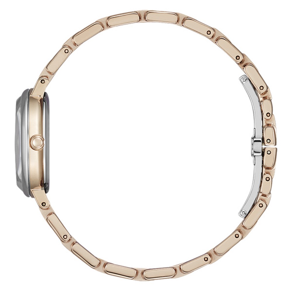 CITIZEN 星辰 L系列 限量 光動能大三針白蝶貝女錶 EW5588-81Y, , large