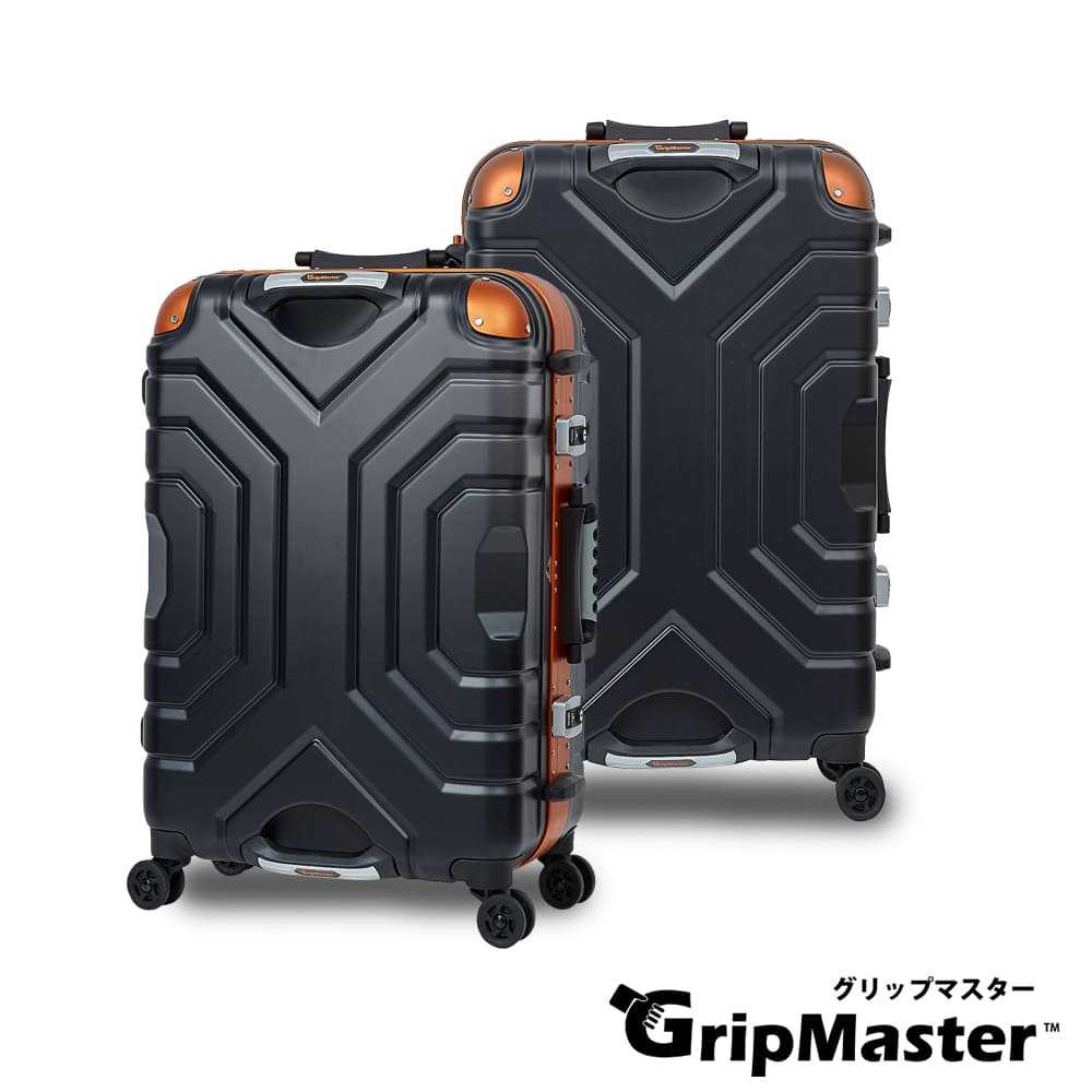 【PANTHEON PLAZA】GripMaster 24吋 MASTER 王者風範 雙把手拉鍊式硬殼行李箱 GM-1330-58 蕃茄紅(鐵灰框), , large