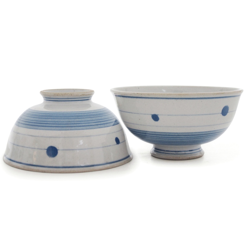 [豐名日本餐具] 4.0"輕量碗 藍水玉 有田燒 / C04RB0-318-4, , large