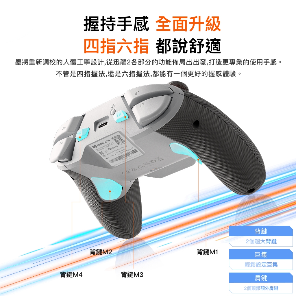 Mojhon Xunlong 2 | Supports SWITCH2 | Recommended controller for Monster Hunter Wilds | Super strong gyroscope | 16 mechanical buttons | Ultra-low latency | First choice for FPS games | Multi-platform, , large