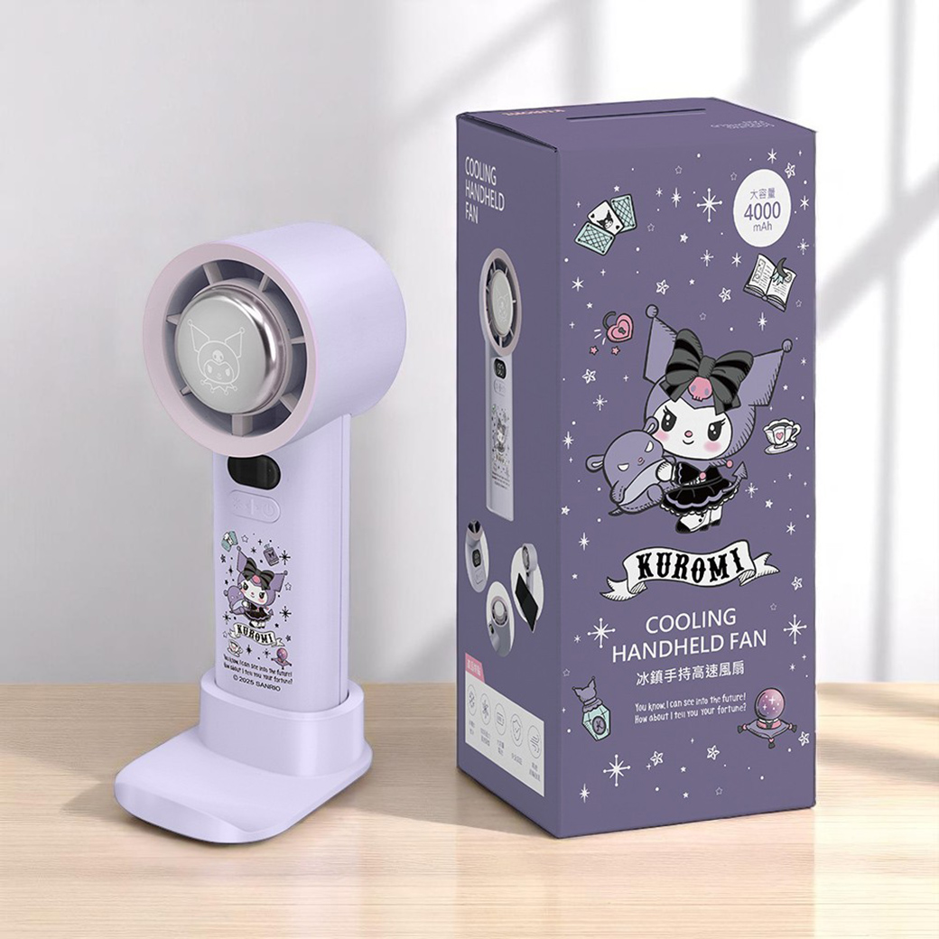 【Sanrio】KUROMI 100-Speed Ice Fan: A Cool Companion-Tarot Card, , large