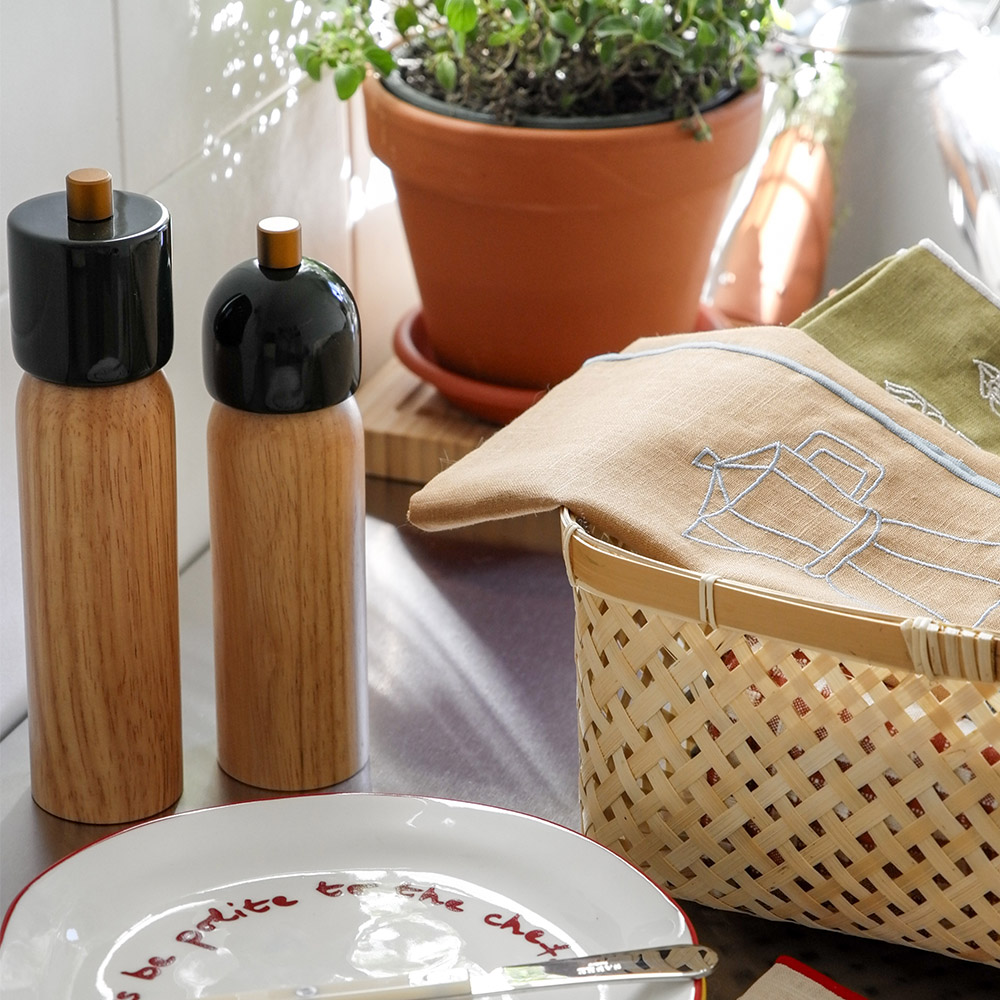 【英國 MÆGEN】胡椒&海鹽研磨罐-綠(S), , large