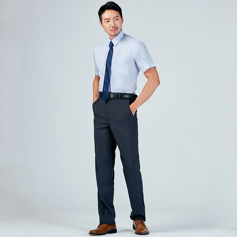 范倫提諾吸溼排汗平口西褲7003藍, , large