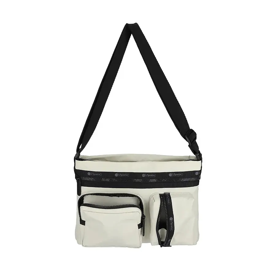 Lesportsac Cargo Small Messenger 小型多口袋信差包/ 砂色工裝風, , large
