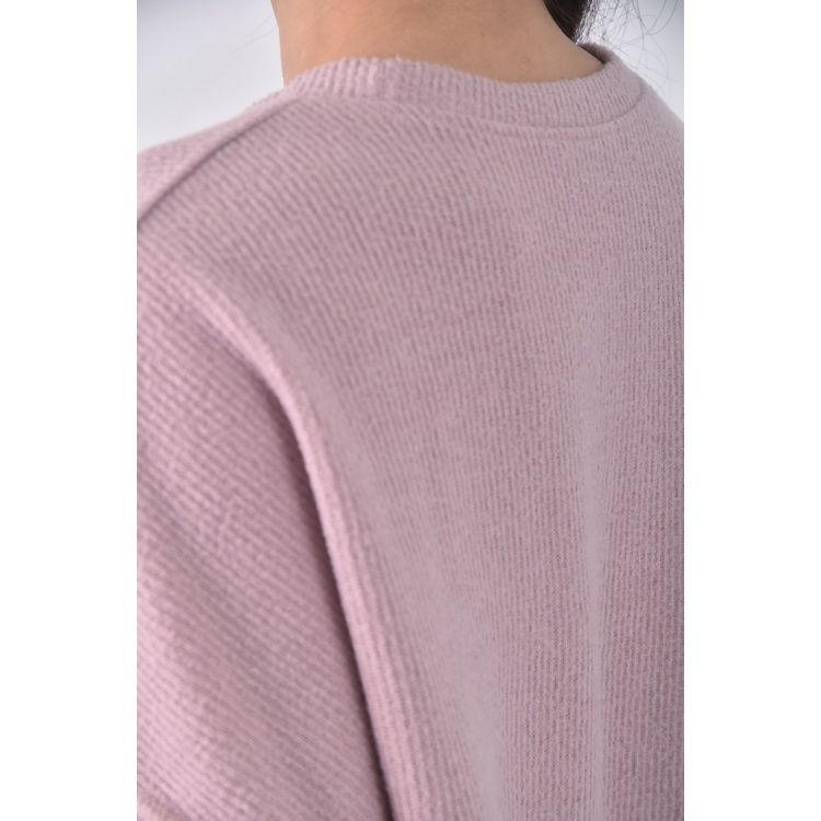 (XL) 落肩粉色長袖上衣二手衣, , large
