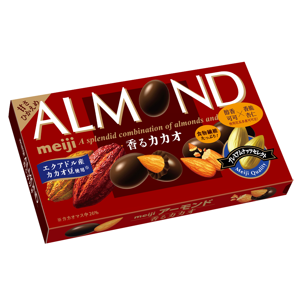 Meiji Almond Kaoru Cocoa 75g, , large