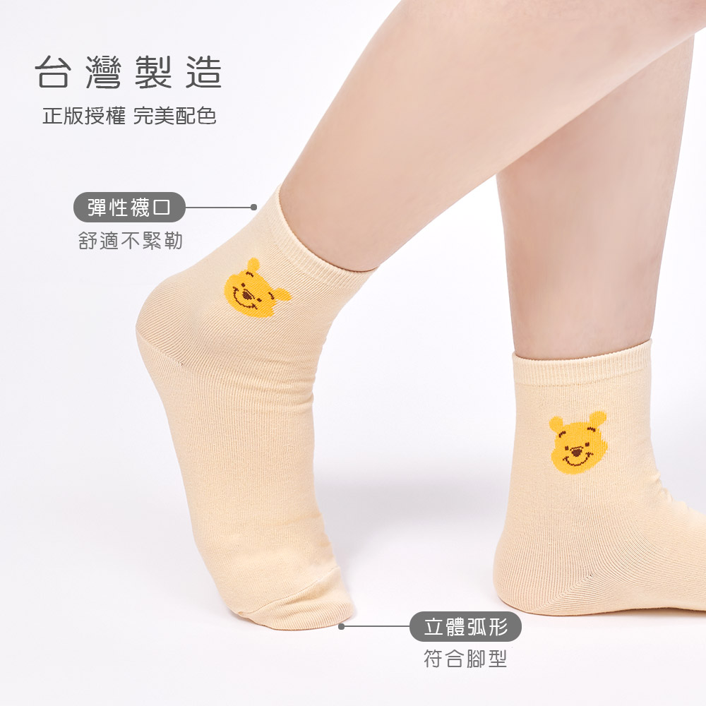 (多款)Disney 迪士尼大頭系列中統襪【旺達棉品】WP-A331, , large