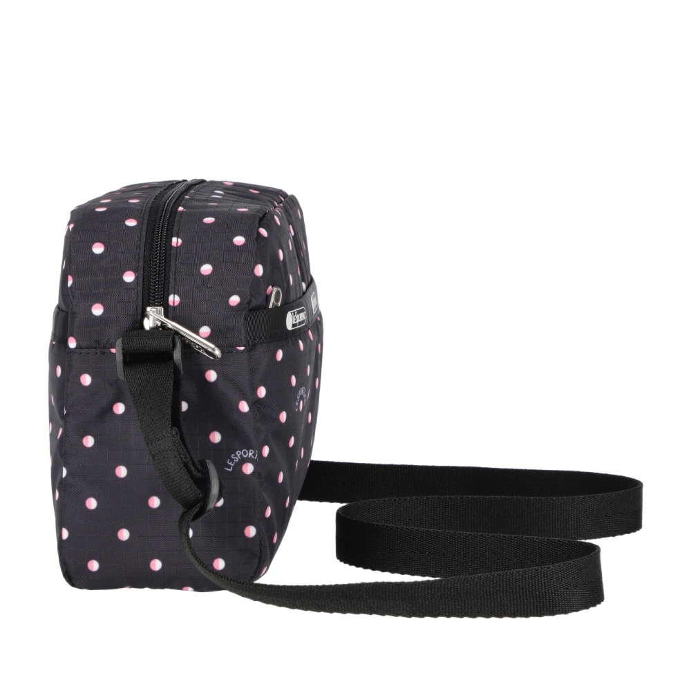 |快速出貨|Lesportsac DANIELLA CROSSBODY 拉鍊斜背包 側背包 送禮-粉色點滴, , large