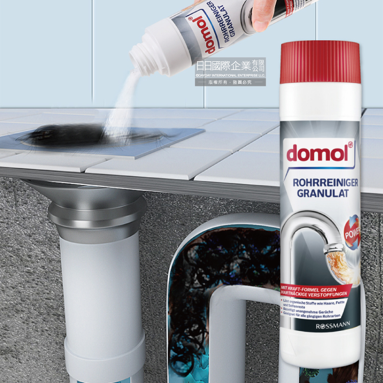 domol chemical drain cleaner 600g, , large