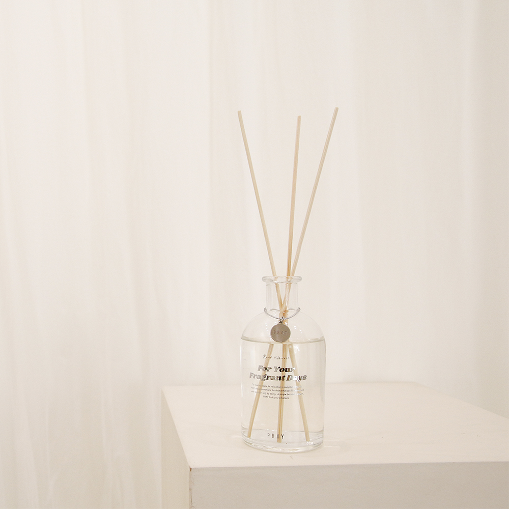 【韓國 PRAY】天然蘆葦擴香瓶-粉黛亂子草/200ml, , large