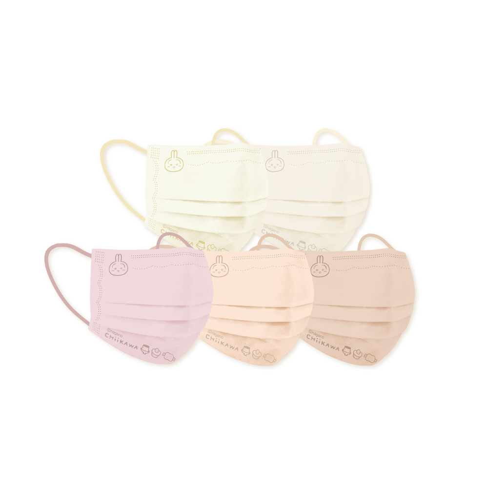 [正光藥局] 幸福物語-吉伊卡哇成人醫用口罩50入 (兔兔) /盒, , large