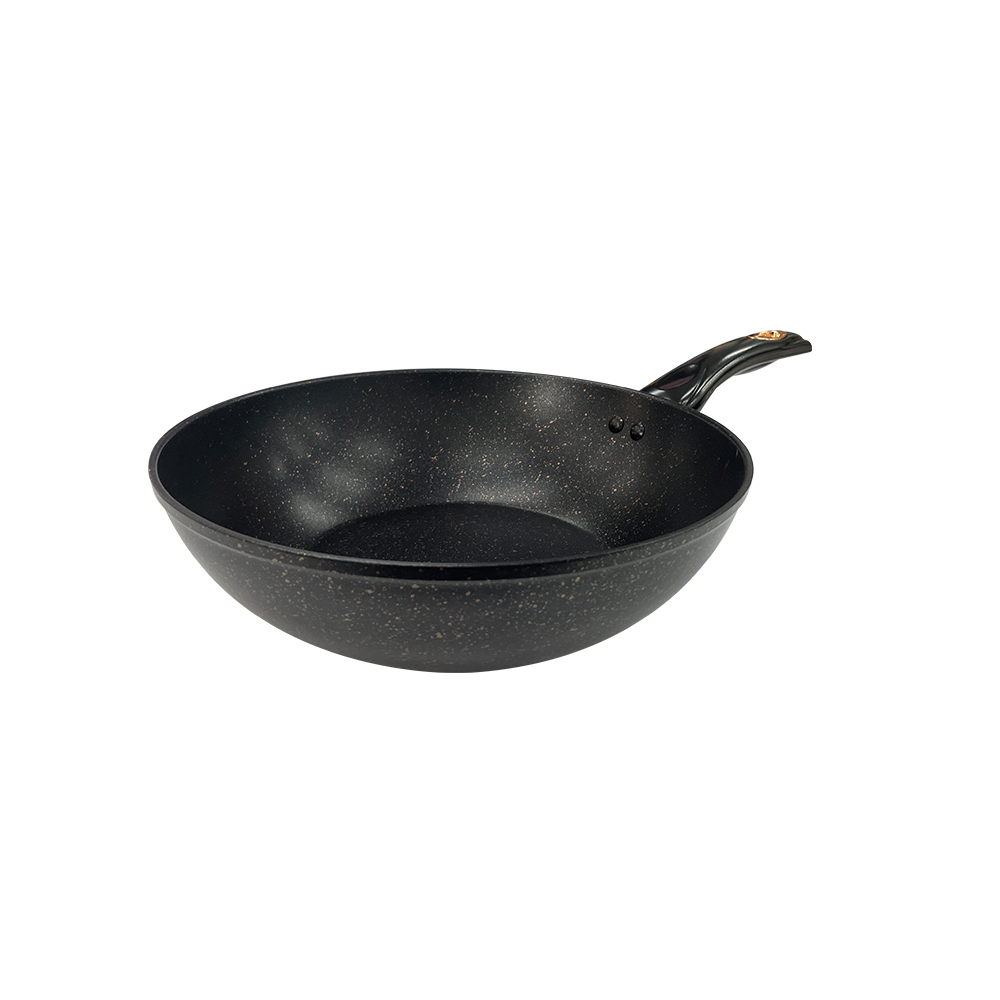 CLARE 可蕾爾 典鑽不粘炒鍋鑄造炒鍋IH無蓋 30m-Leidea樂德兒, , large