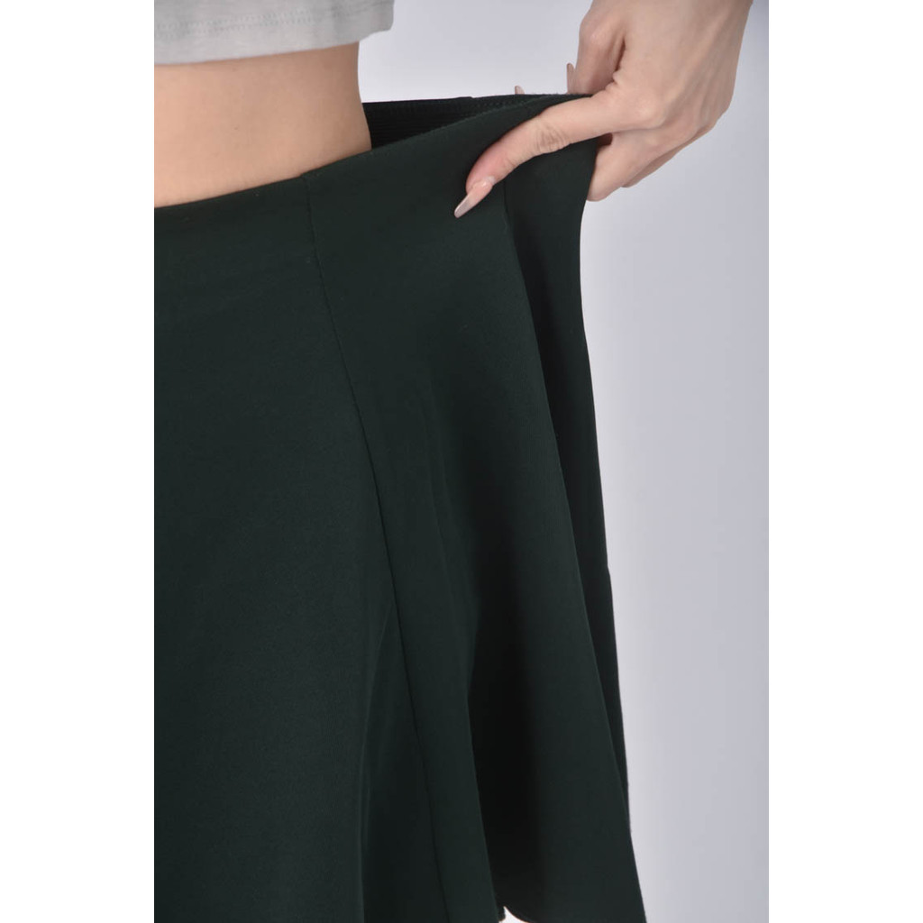 (L) la chapelle素面綠色短裙二手衣, , large