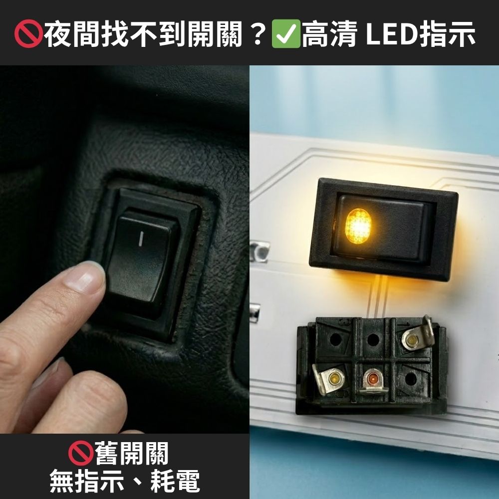 車用霧燈開關-KCD2-7兩腳雙字2檔(ON-OFF), , large