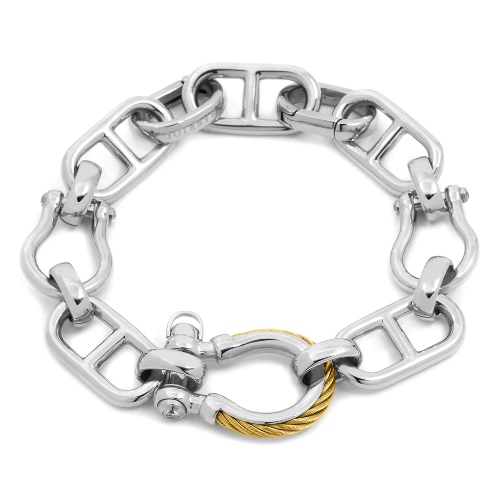 CHARRIOL 夏利豪 St. Tropez 海洋風情手鍊 06-401-1272-0