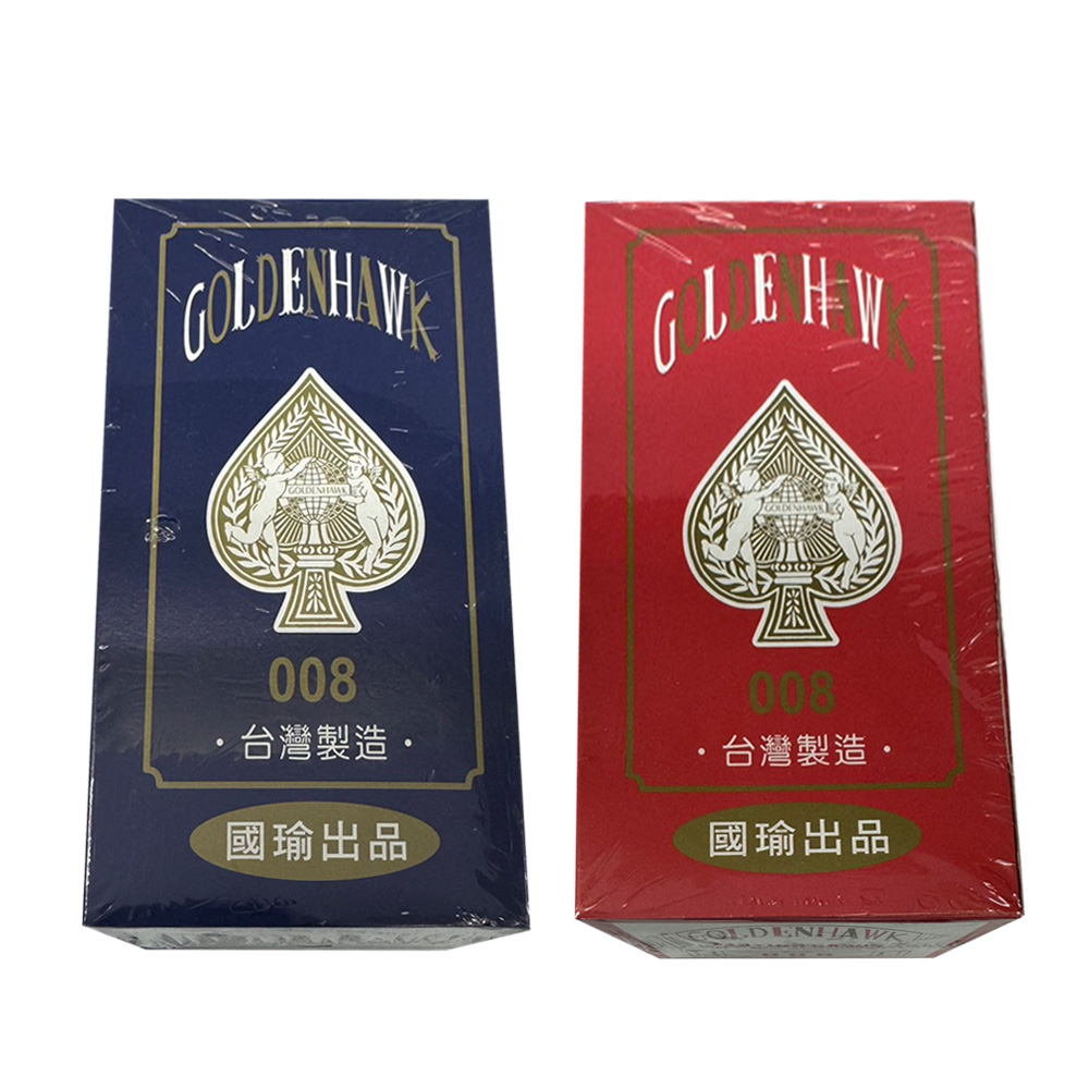 【金鷹牌】008 撲克牌 紅/藍 24打入/箱  -  多款可選, , large