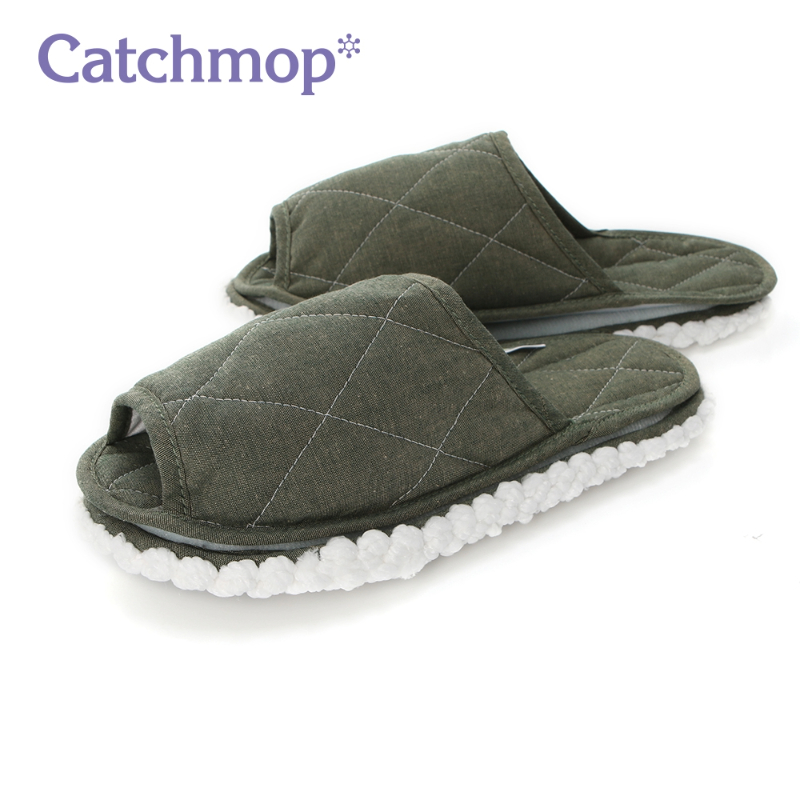 【THE LOEL】Catchmop 神奇可換底加厚拖鞋 (橄欖綠), , large