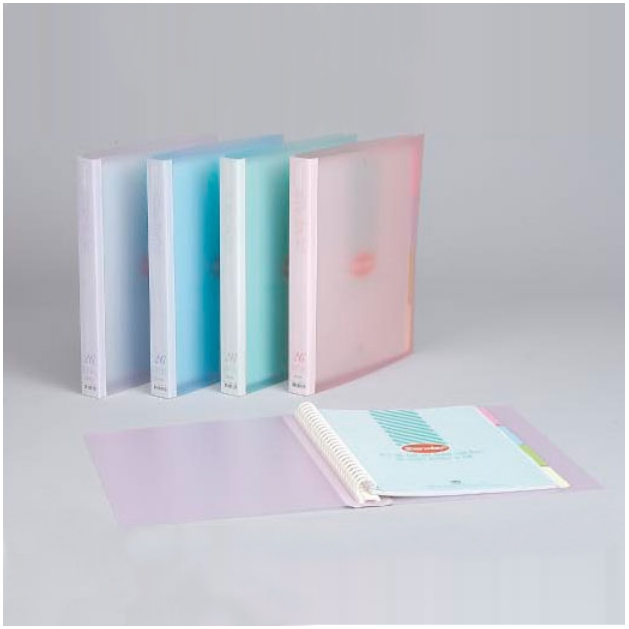 新德牌Sander 26孔柔彩活頁夾(10-301)紫, , large