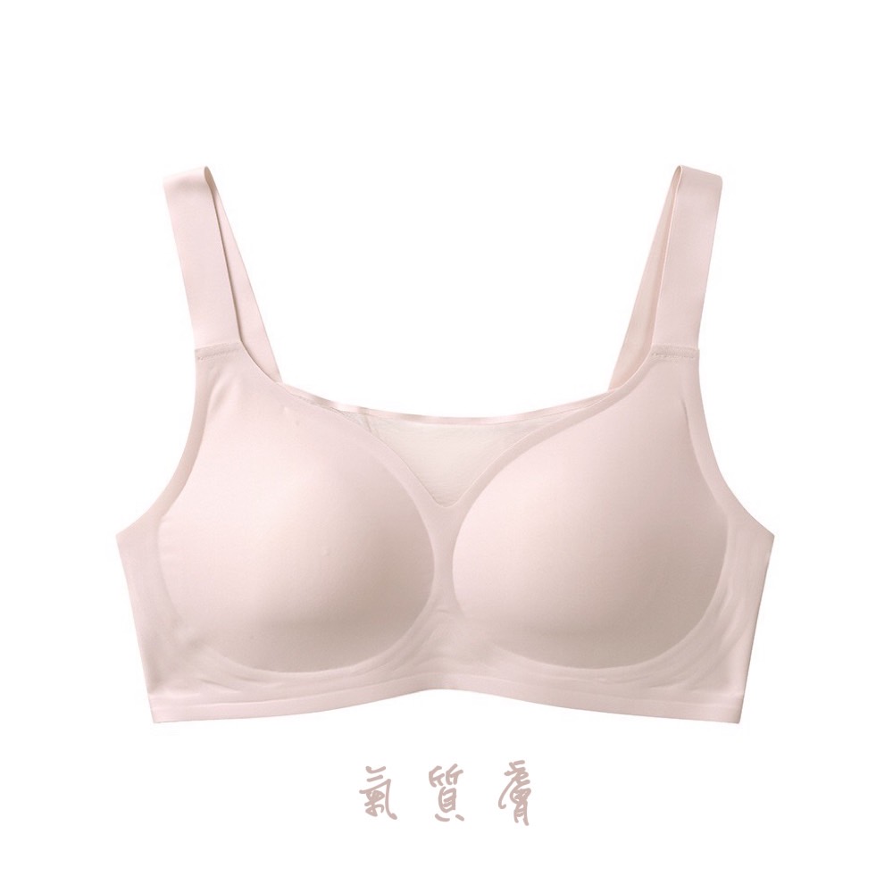 【A&R】歐式無痕網狀美胸大尺碼寬肩帶內衣 - 氣質膚,2XL(85EF/90BCD), , large