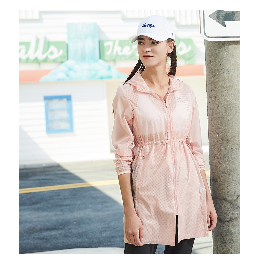 [TECTOP 探拓戶外 ]【長版抗UV】201228女款超輕薄外套(超時尚、超透氣、抗UV、防潑水、好輕薄), , large