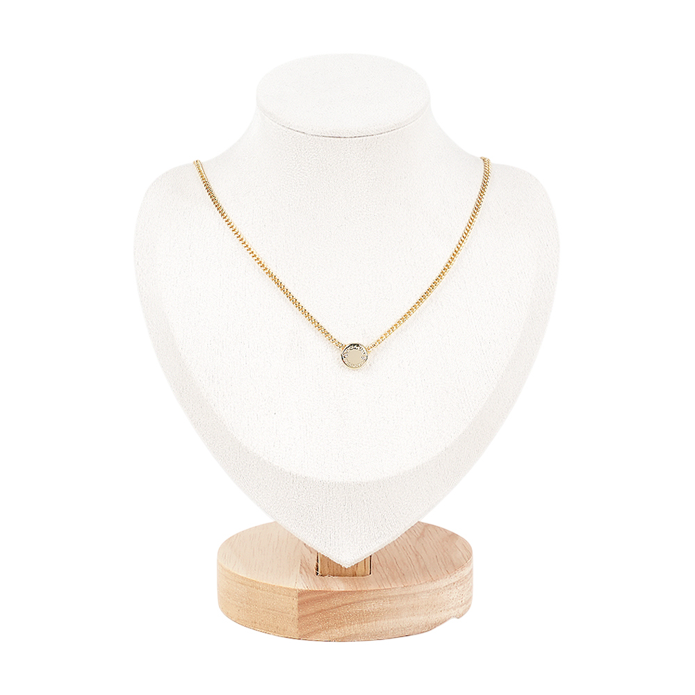 COACH Logo 刻印及水鑽鉚釘造型項鍊(金色), , large