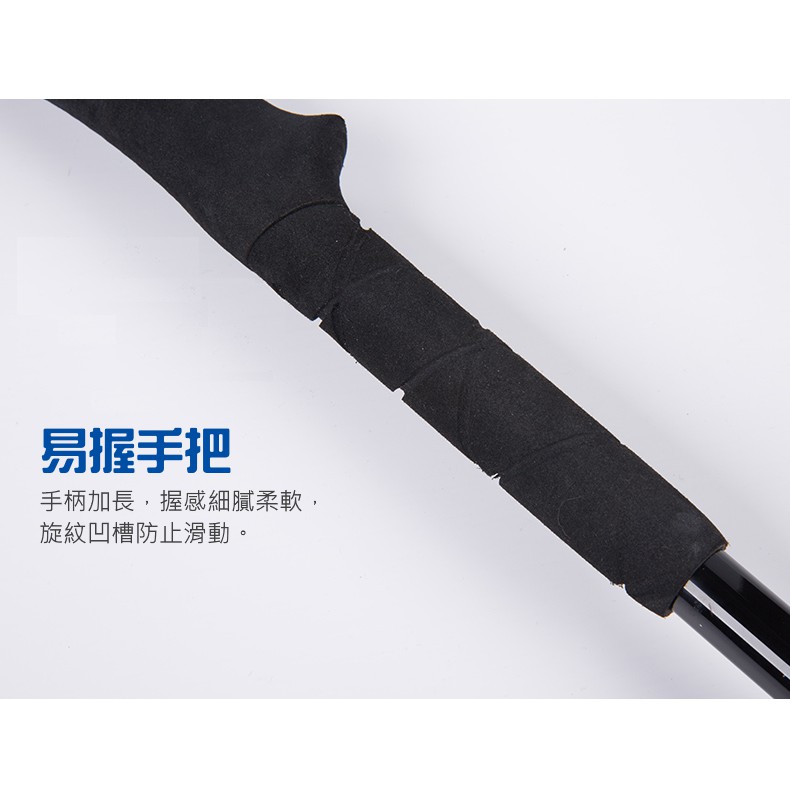 [TECTOP探拓戶外]外鎖式鋁合金登山杖PJ7624～三節式快扣、鋁合金杖身、鎢鋼杖尖, , large