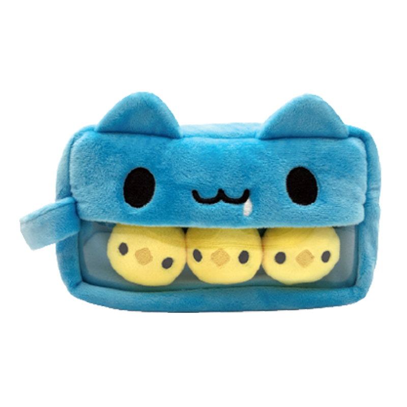 Bugcat capoo chick stuffed pencil case, , large