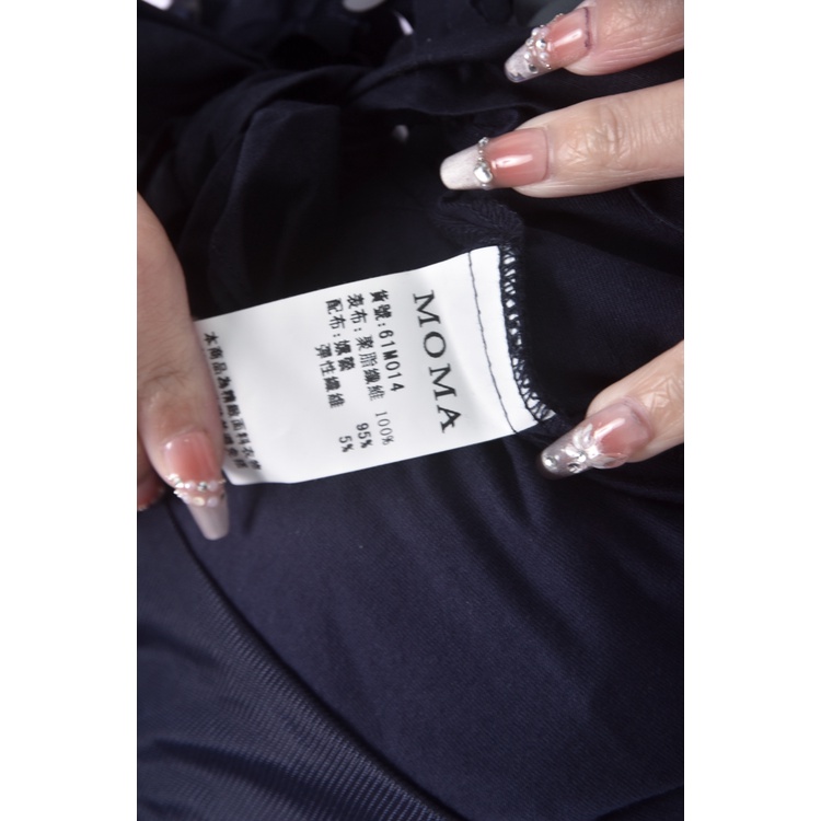 (S) moma質感亮片藍色短袖上衣二手衣, , large