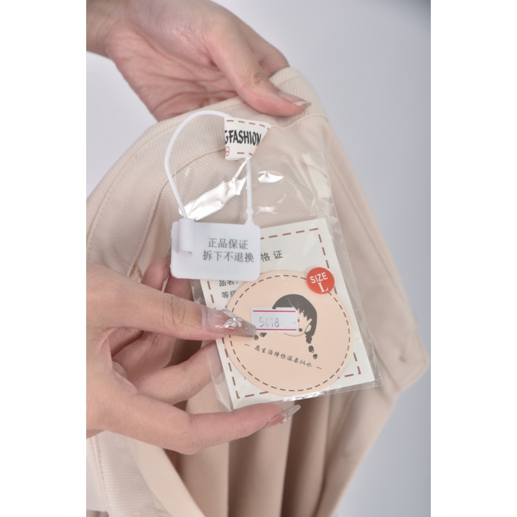 (M) 【金莎私服】meingfashon質感拼接杏色洋裝二手衣, , large