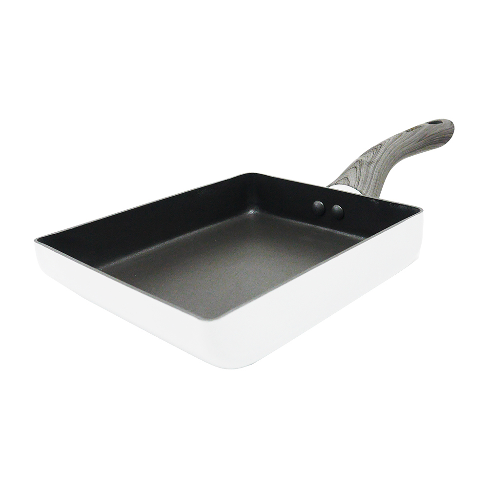 仙德曼銀雪不沾玉子燒鍋-15x18cm+贈送日本製玉子燒鍋鏟-1組, , large