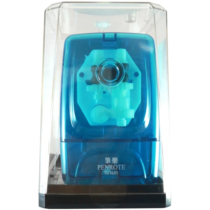 【PENROTE 筆樂】自動進退削鉛筆機 藍, , large