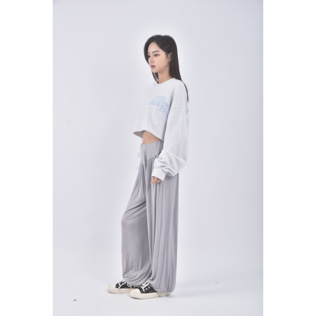 (S) 高腰灰色長褲二手衣, , large