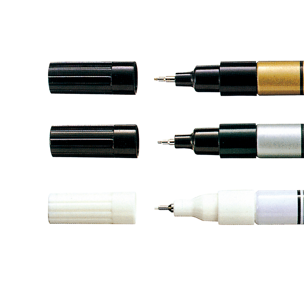 【龍品文創】雪人 極細 油漆筆 -1支入-金, , large