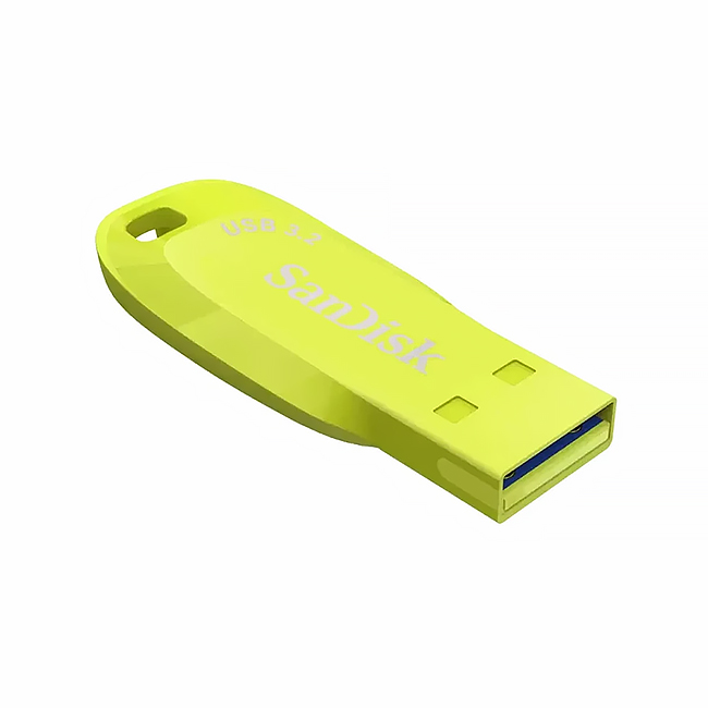 【SanDisk】CZ410 Ultra Shift 32G USB 3.2 螢火黃 隨身碟 速度 100MB/s, , large