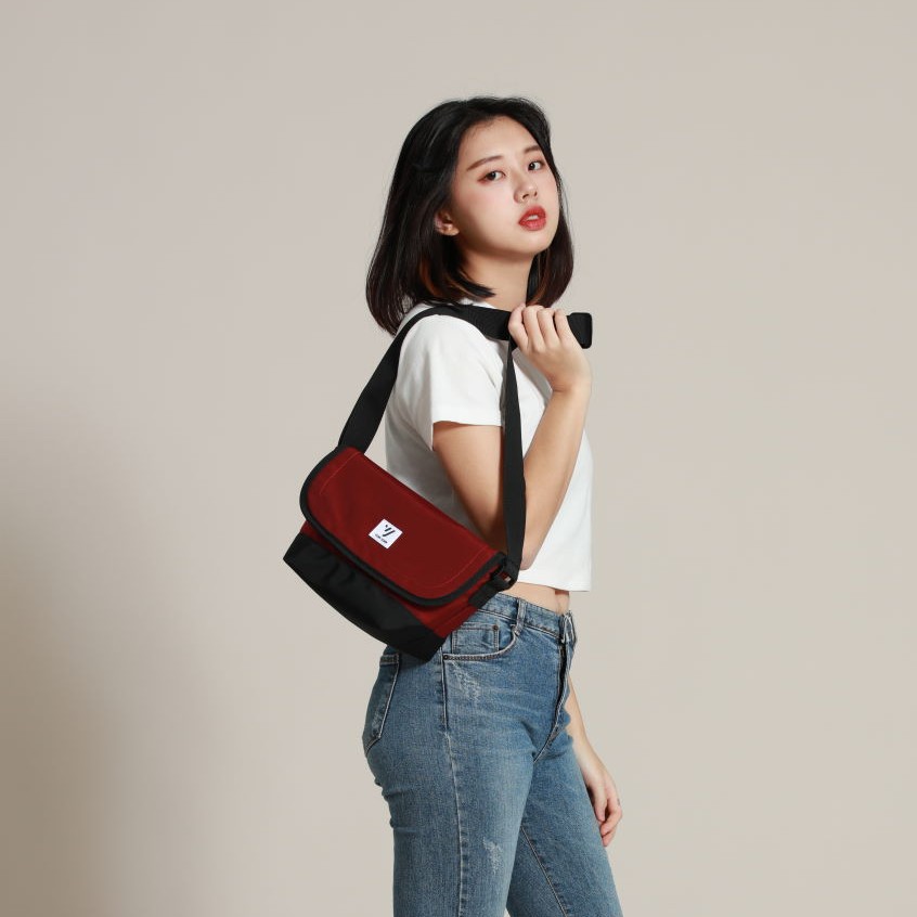 【YUNJOIN】TWILL-Lightweight side backpack, , large