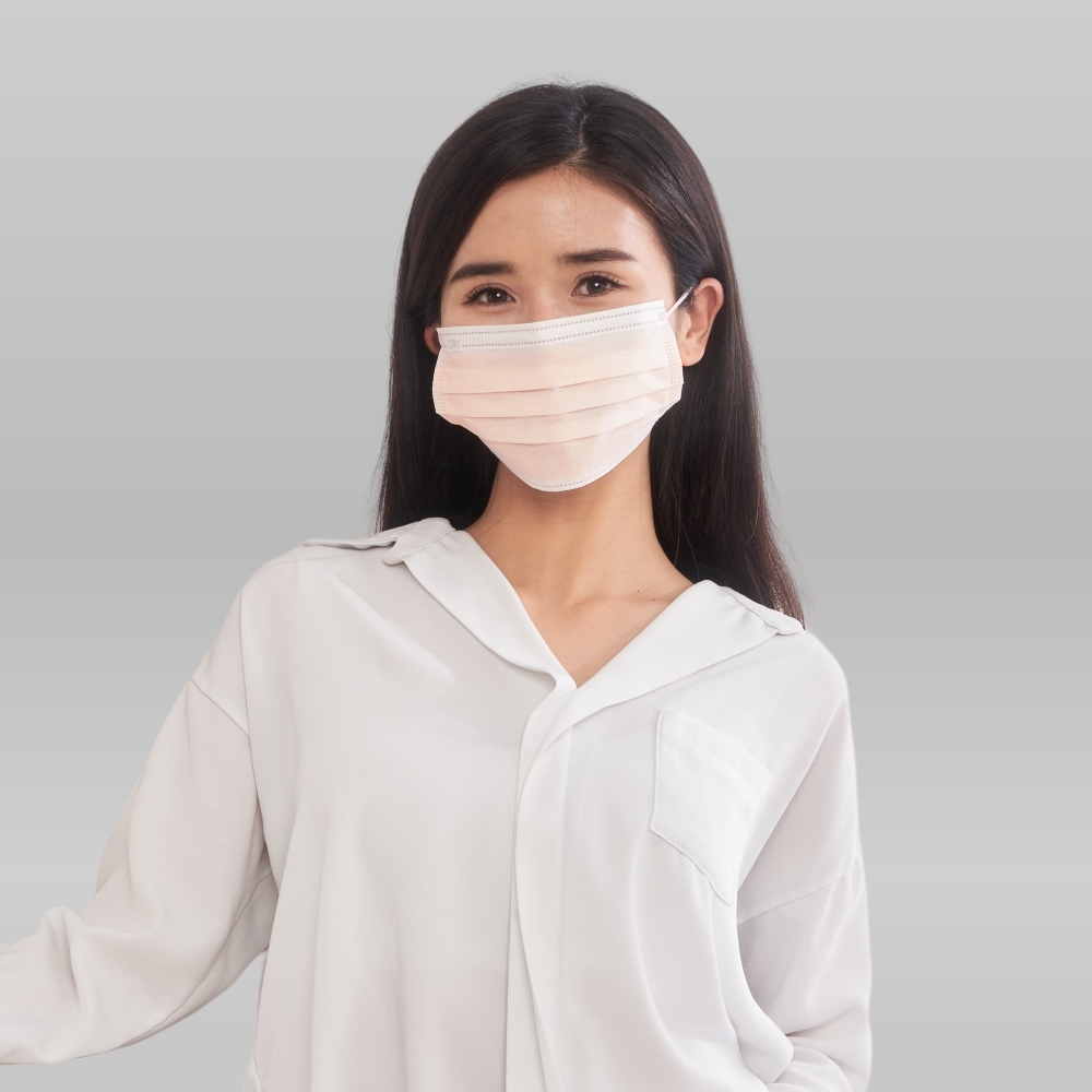 【DRX達特世】羽量級-醫用平面口罩-粉嫩五色-(25入), , large