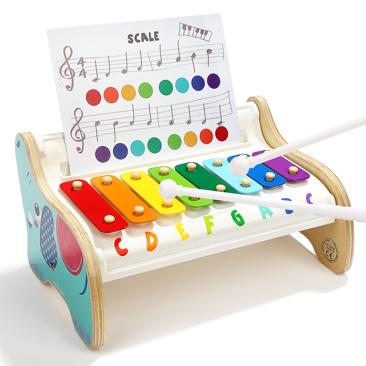 Top Bright - Eight Tones Elephant Xylophone, , large