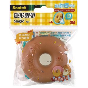 3M  810DD雙色甜甜圈膠台(多色)巧克力+咖啡, , large