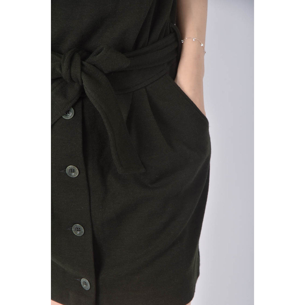 (L) see by chloe排扣綠色洋裝二手衣, , large