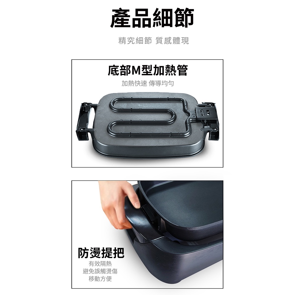 SANLUX 台灣三洋 多功能燒烤盤 電烤盤 DHPS-211P, , large