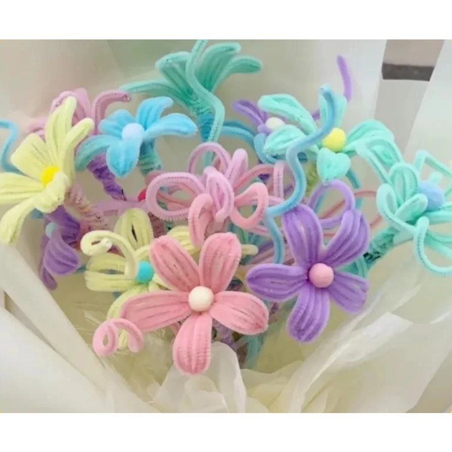 鴻昌 馬卡龍色 毛根 扭扭棒*1包100支(多色)綠色, , large