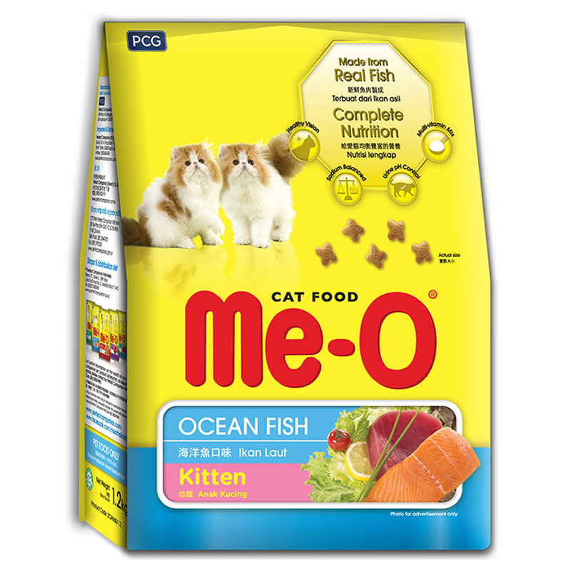 Me-O乾貓糧-幼貓海洋魚1.1KG, , large