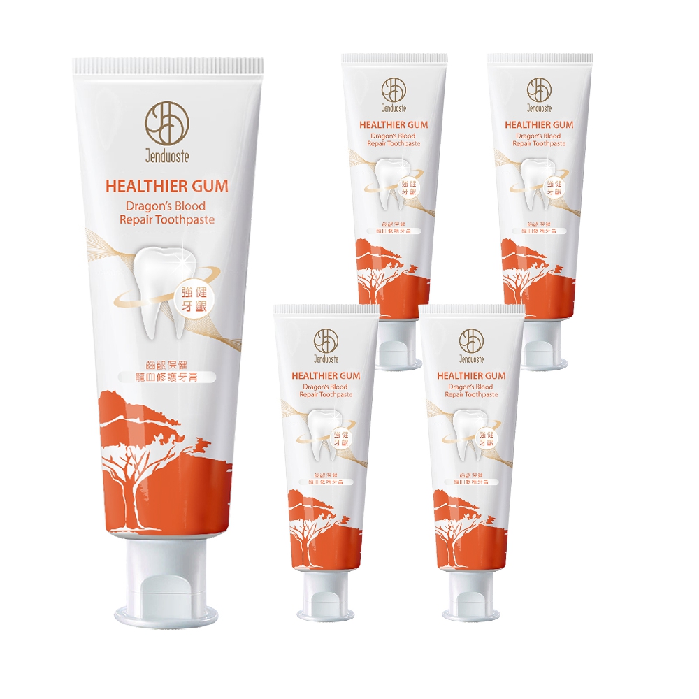 [珍朵絲特]齒齦保健龍血修護牙膏(120g*5入), , large