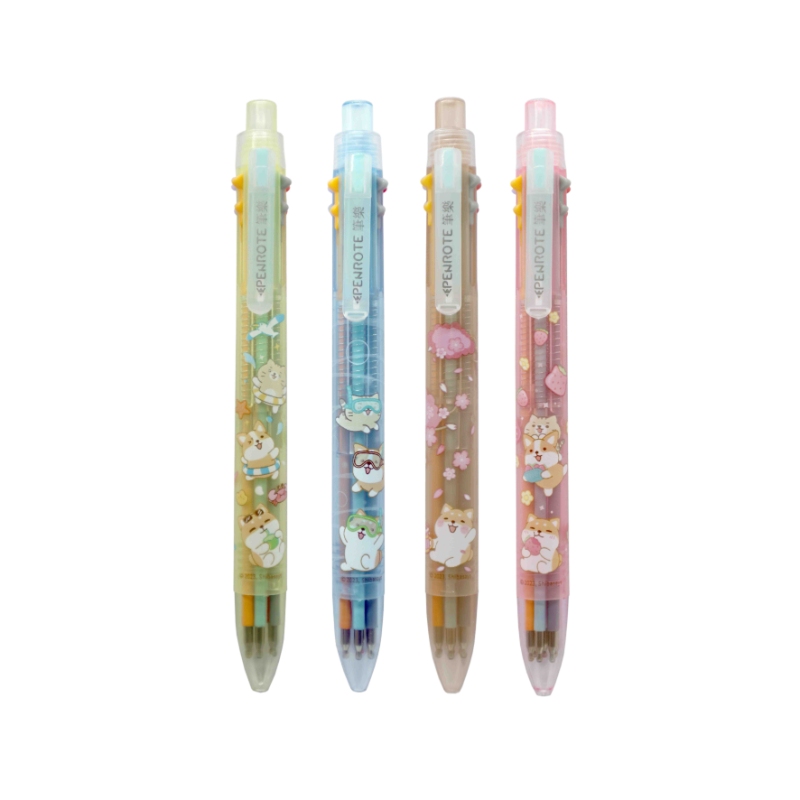 6-Color Oil-Based Pens &ndash; Blue, , large