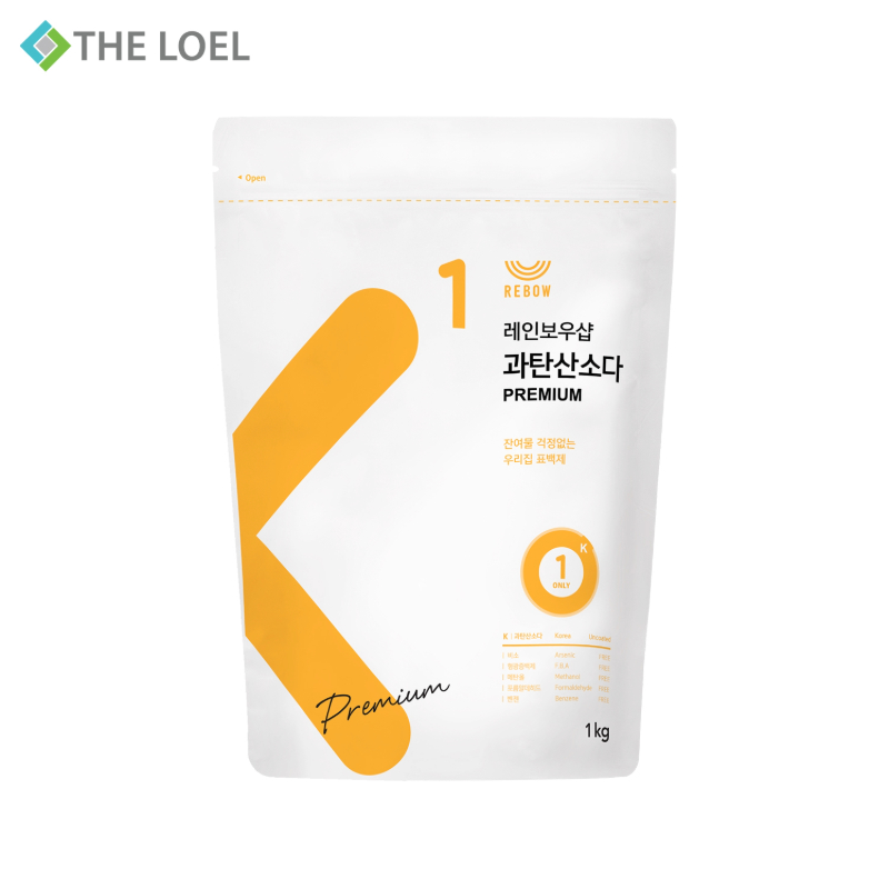 〔得來亞〕THE LOEL 天然過碳酸鈉清潔粉(補充裝) 1kg  (1入 / 2入) ★可適用於洗衣機槽、鞋子漂白、貼身衣物清潔等/ 韓國製造, , large